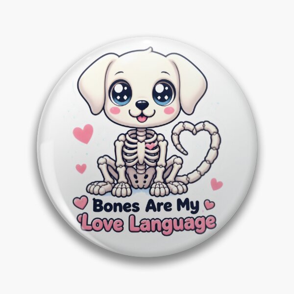 Item preview, Bones Are My Love Language | Cute Veterinary Radiology Dog Skeleton designed and sold by Bettybee00.