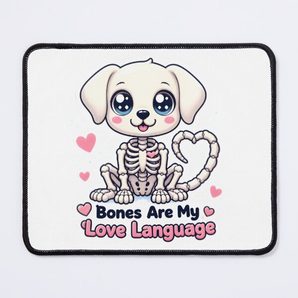 Item preview, Bones Are My Love Language | Cute Veterinary Radiology Dog Skeleton designed and sold by Bettybee00.