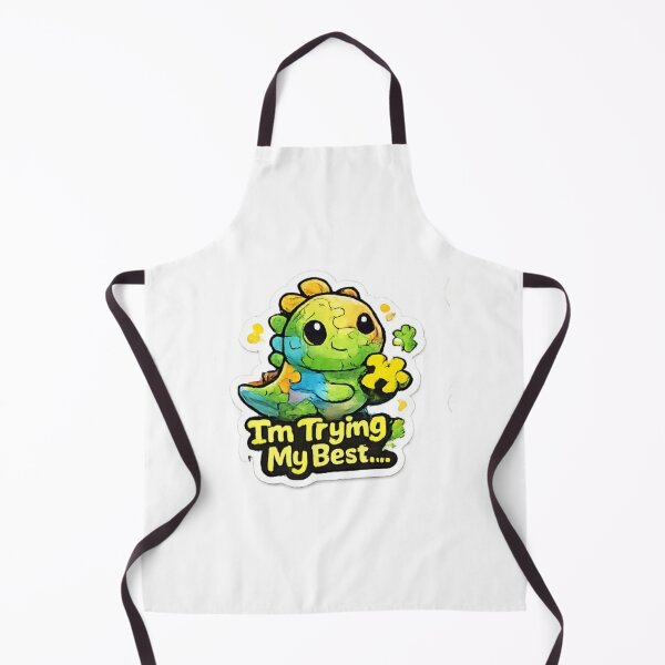 Item preview, I'm Trying My Best Cute Dino Sticker designed and sold by Jyotisima8929.
