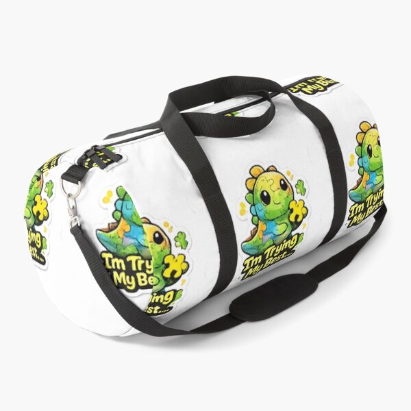 Item preview, I'm Trying My Best Cute Dino Sticker designed and sold by Jyotisima8929.