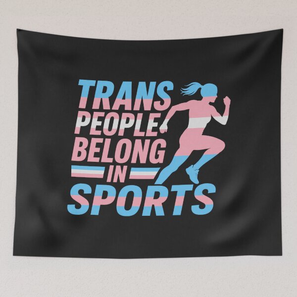 Item preview, Trans People Belong in Sports – Trans Pride Athlete Support Design designed and sold by SweetLilith.