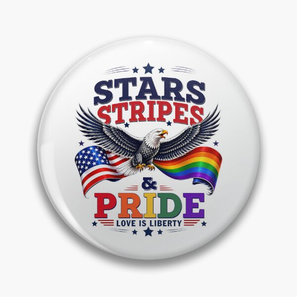 Item preview, Stars Stripes And Pride American Bald Eagle USA LGBTQ Equality designed and sold by koffmannohe.