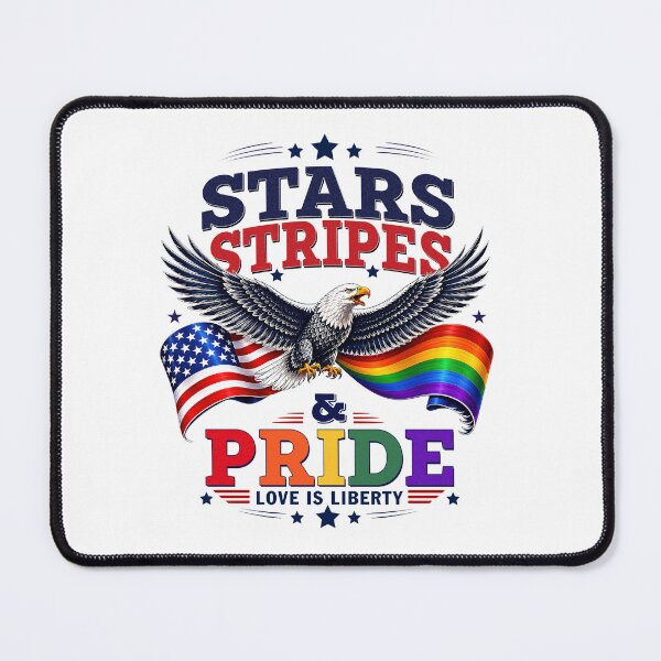 Item preview, Stars Stripes And Pride American Bald Eagle USA LGBTQ Equality designed and sold by koffmannohe.