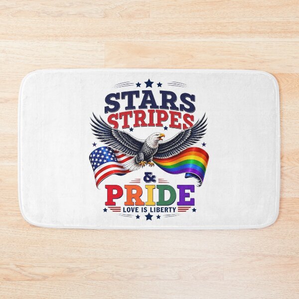Item preview, Stars Stripes And Pride American Bald Eagle USA LGBTQ Equality designed and sold by koffmannohe.