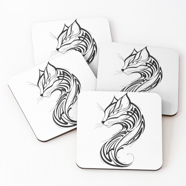 Item preview, Modern Calligraphic Cat ORNAMENT designed and sold by elmuna.