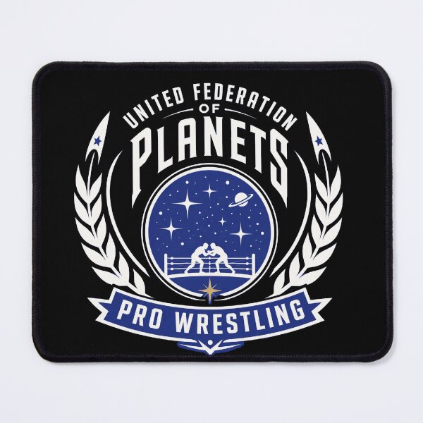 Item preview, Galactic Federation Pro Wrestling Vintage 1960s Sci-Fi Emblem designed and sold by The Irish Whip.