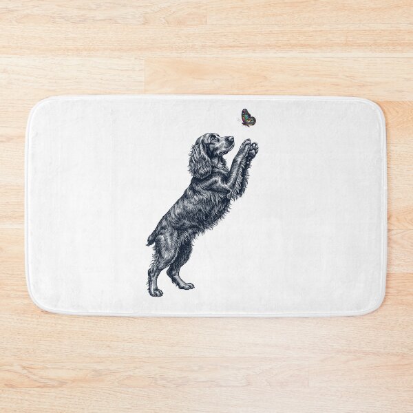 Item preview, Vintage Field Spaniel with Butterfly Dog Mom Owner designed and sold by TerryConnells.