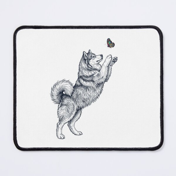 Item preview, Vintage Finnish Lapphund with Butterfly Dog Mom Owner designed and sold by TerryConnells.