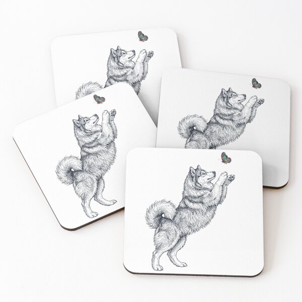 Item preview, Vintage Finnish Lapphund with Butterfly Dog Mom Owner designed and sold by TerryConnells.