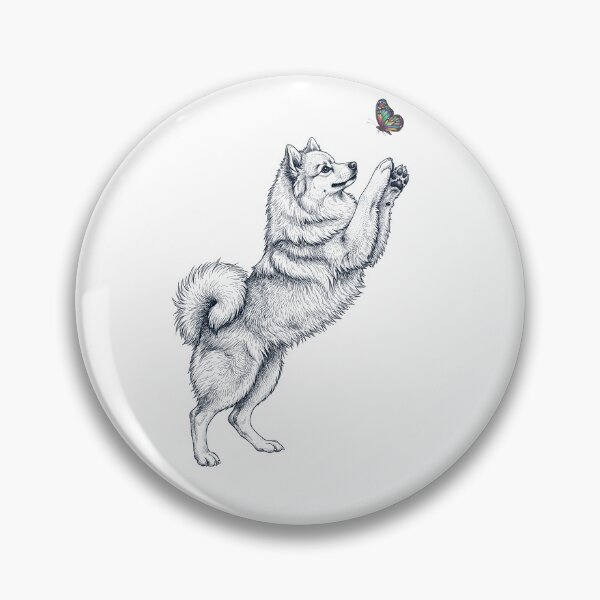 Item preview, Vintage German Spitz with Butterfly Dog Mom Owner designed and sold by TerryConnells.