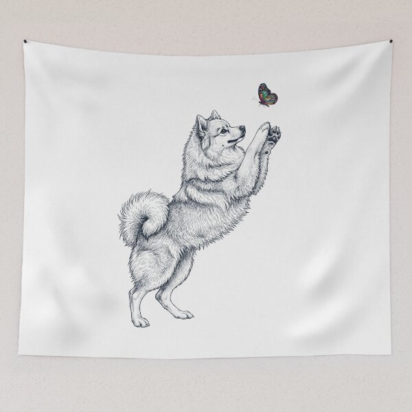 Item preview, Vintage German Spitz with Butterfly Dog Mom Owner designed and sold by TerryConnells.