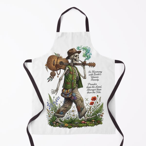 Item preview, Boho Skeleton Guitarist Harmony Earth Nature designed and sold by Sovereign Supply Co..