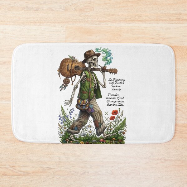 Item preview, Boho Skeleton Guitarist Harmony Earth Nature designed and sold by Sovereign Supply Co..