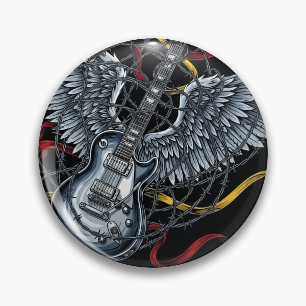 Item preview, Simple Plan Guitar Wings #1062 designed and sold by aztra-art.