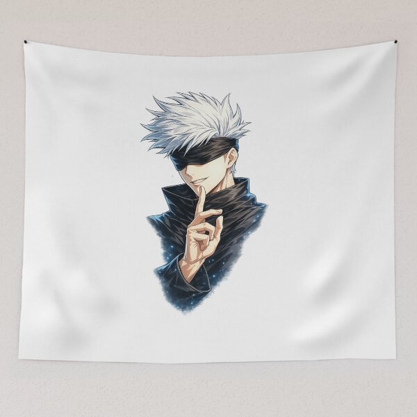 Item preview, White Hair Anime Sorcerer Cosmic Fanart designed and sold by AllGBlArt.