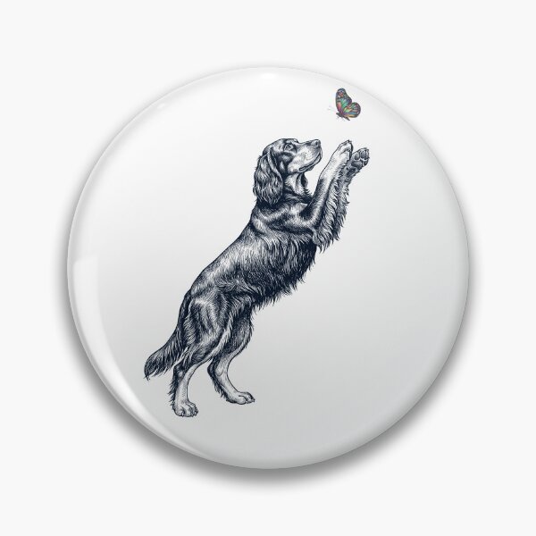 Item preview, Vintage Gordon Setter with Butterfly Dog Mom Owner designed and sold by TerryConnells.