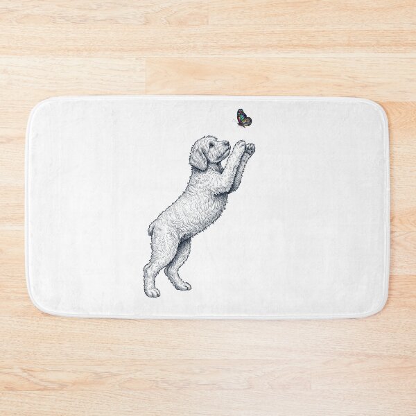 Item preview, Vintage Goldendoodle with Butterfly Dog Mom Owner designed and sold by TerryConnells.
