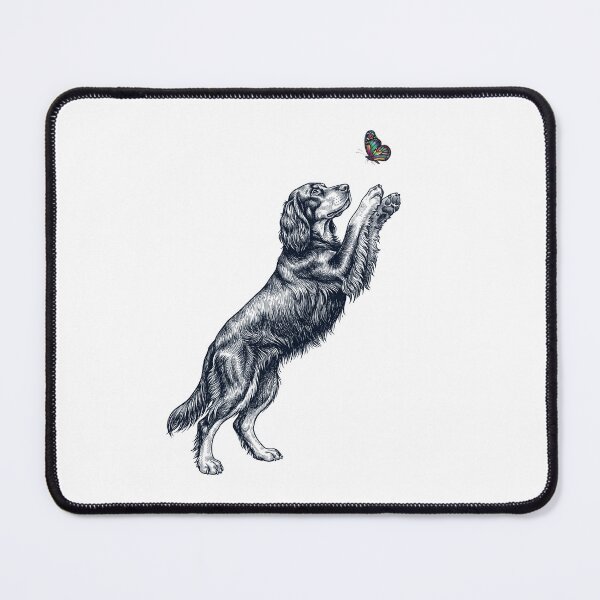 Item preview, Vintage Gordon Setter with Butterfly Dog Mom Owner designed and sold by TerryConnells.