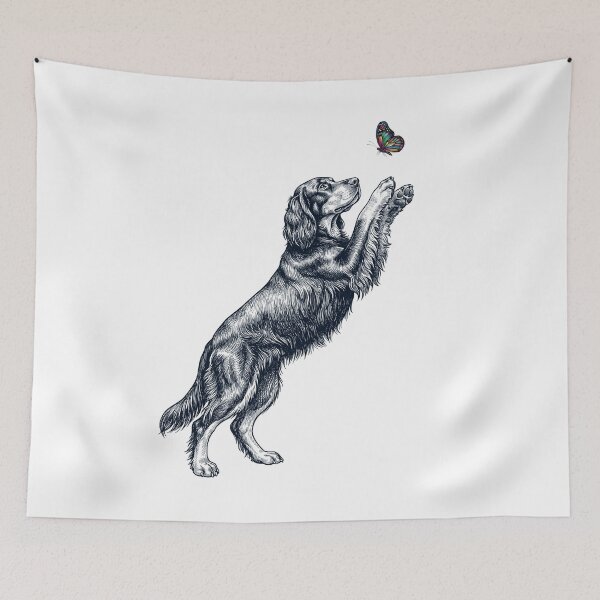 Item preview, Vintage Gordon Setter with Butterfly Dog Mom Owner designed and sold by TerryConnells.