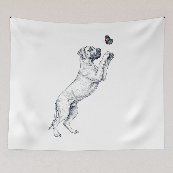 Item preview, Vintage Great Dane with Butterfly Dog Mom Owner designed and sold by TerryConnells.