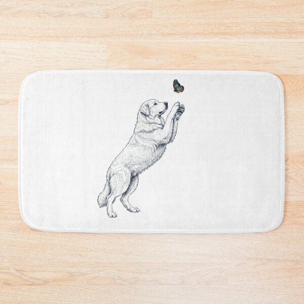 Item preview, Vintage Great Pyrenees with Butterfly Dog Mom Owner designed and sold by TerryConnells.
