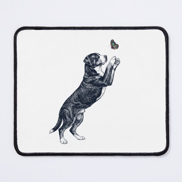 Item preview, Vintage Greater Swiss Mountain Dog with Butterfly Dog Mom Owner designed and sold by TerryConnells.