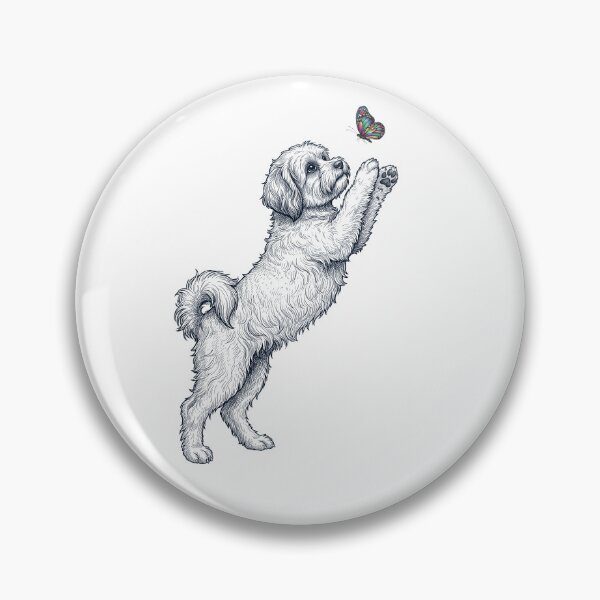 Item preview, Vintage Havanese with Butterfly Dog Mom Owner designed and sold by TerryConnells.