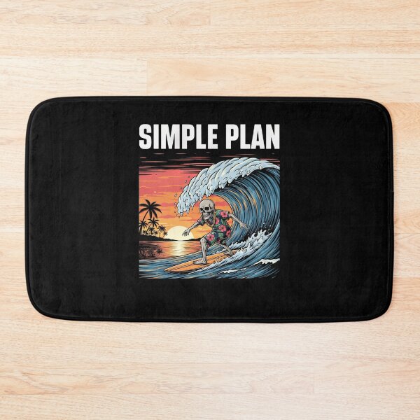 Item preview, Simple Plan Surfing Skeleton Sunset #1355 designed and sold by aztra-art.