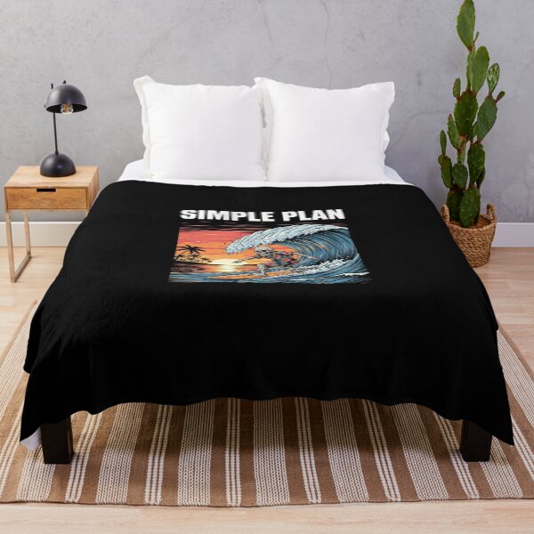 Item preview, Simple Plan Surfing Skeleton Sunset #1355 designed and sold by aztra-art.