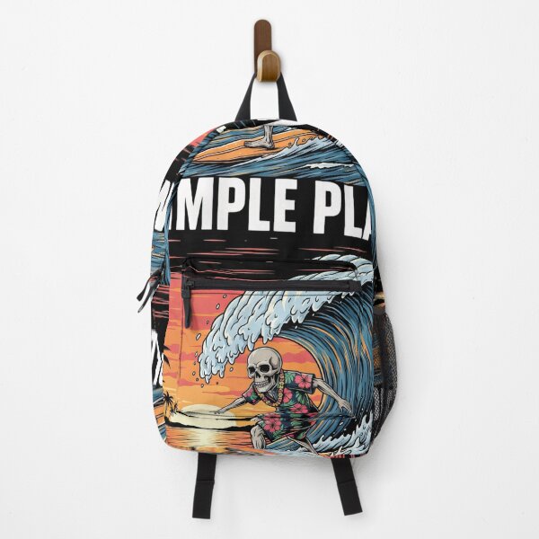Item preview, Simple Plan Surfing Skeleton Sunset #1355 designed and sold by aztra-art.