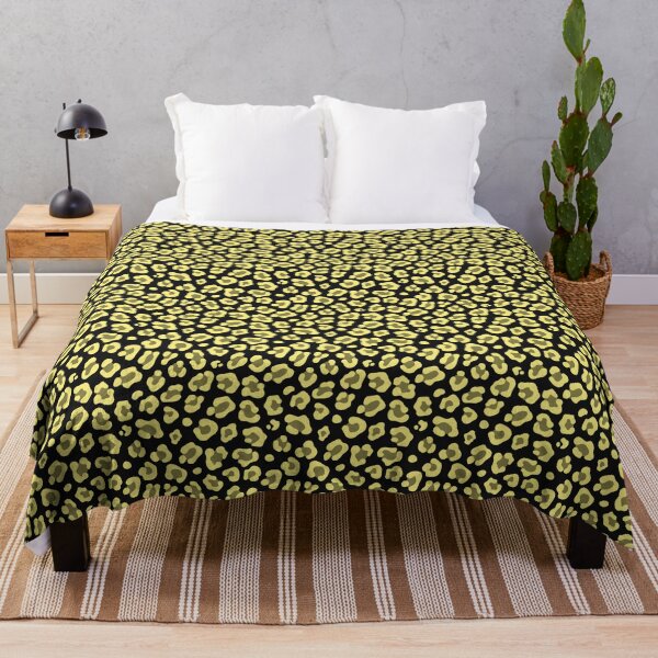 Item preview, Black And Yellow Leopard Print designed and sold by pattern-archive.