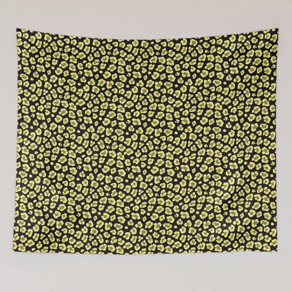 Item preview, Black And Yellow Leopard Print designed and sold by pattern-archive.