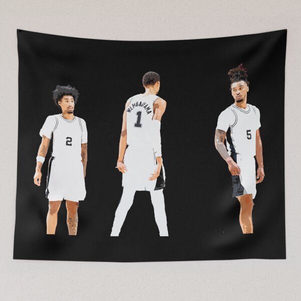 Item preview, Victor Wembanyama & Stephon Castle & Dylan Harper designed and sold by raffrasta.