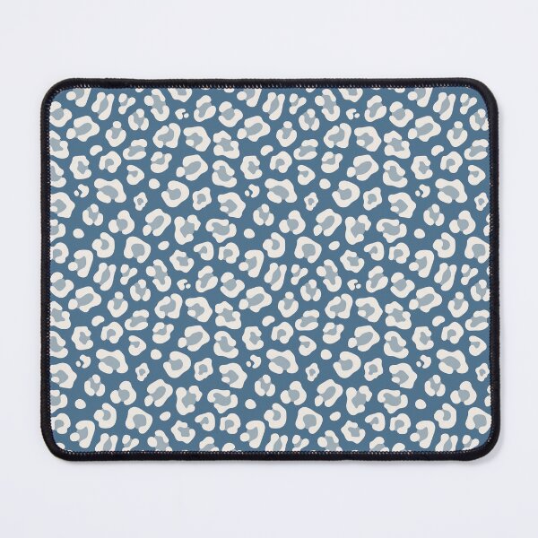 Item preview, Blue And Cream Leopard Print designed and sold by pattern-archive.