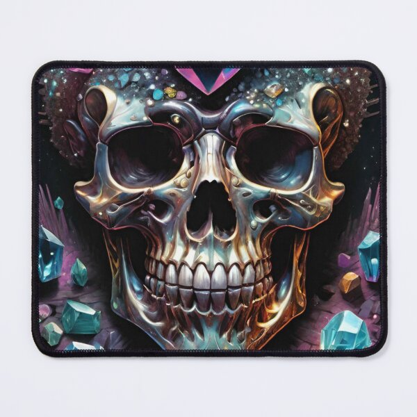 Item preview, Skull Colorful Crystal painting designed and sold by Chantel Fourie.