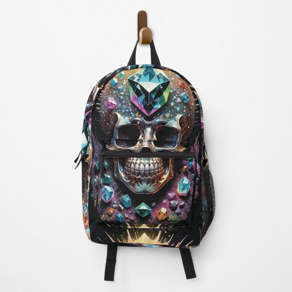 Item preview, Skull Colorful Crystal painting  designed and sold by Chantel Fourie.