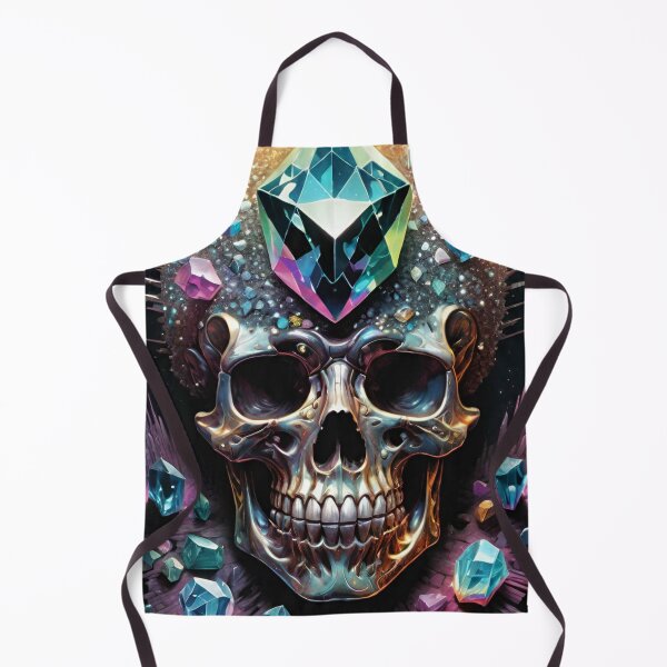 Item preview, Skull Colorful Crystal painting designed and sold by Chantel Fourie.