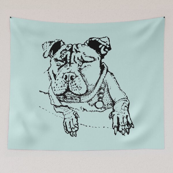 Item preview, Blinking Doggo - (#C6E6E3) designed and sold by The Stippler Process.