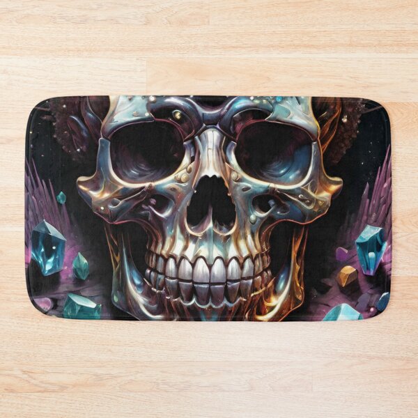 Item preview, Skull Colorful Crystal painting  designed and sold by Chantel Fourie.