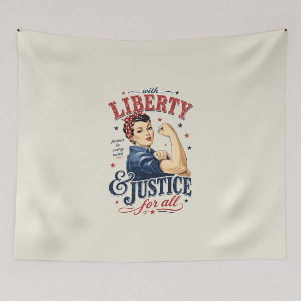 Item preview, Liberty and Justice for All 4th of July Patriotic Women designed and sold by sparkfavs.