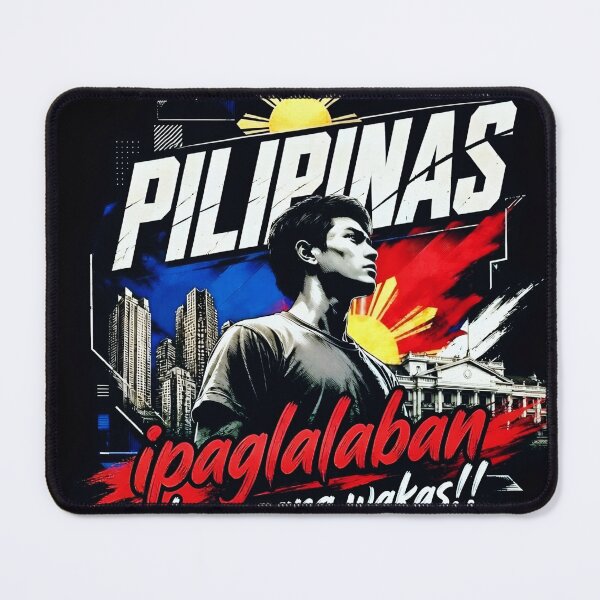 Item preview, Pilipinas Patriotic Pinoy Pride Graphic Tee - Ipaglalaban Hanggang Dulo designed and sold by Hazelartdesign.