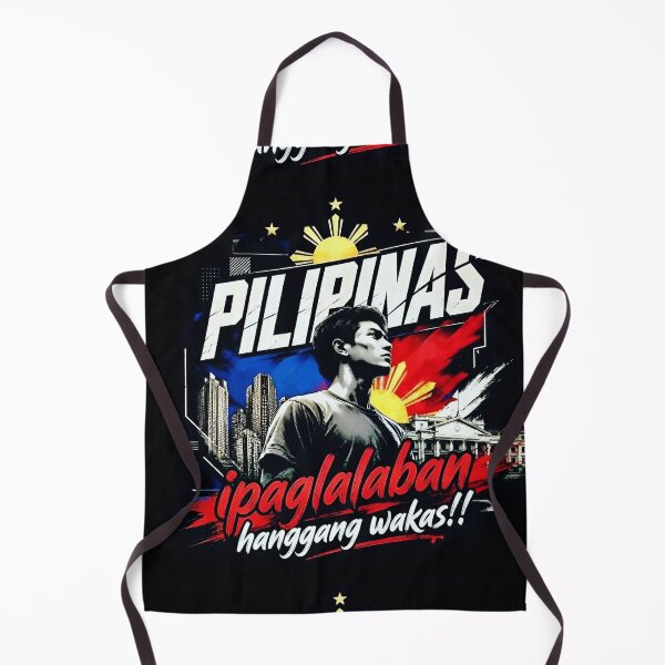Item preview, Pilipinas Patriotic Pinoy Pride Graphic Tee - Ipaglalaban Hanggang Dulo designed and sold by Hazelartdesign.