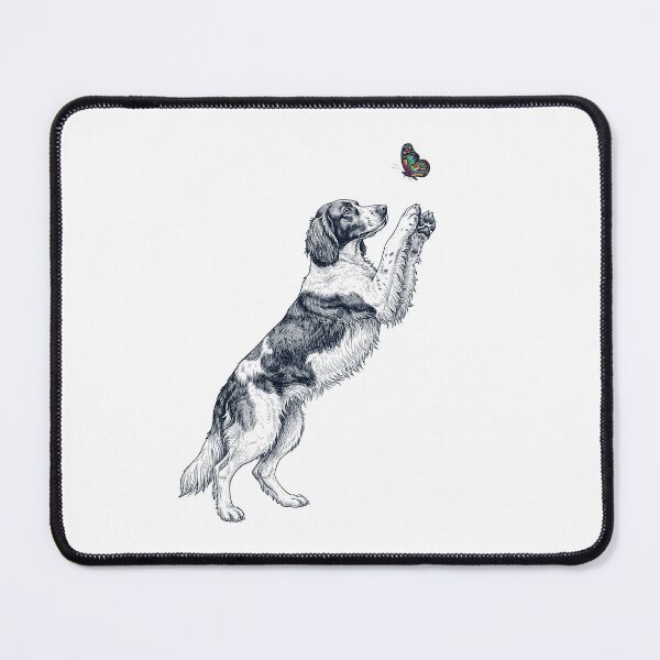 Item preview, Vintage Irish Red And White Setter with Butterfly Dog Mom Owner designed and sold by TerryConnells.