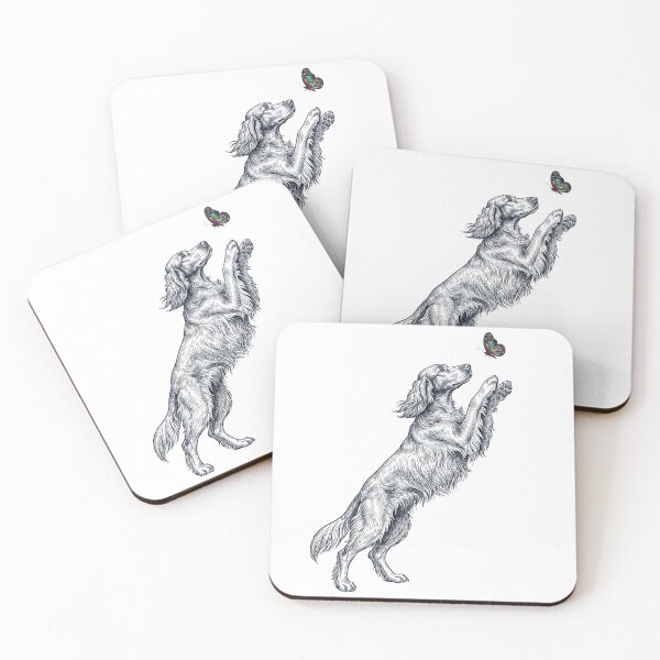Item preview, Vintage Irish Setter with Butterfly Dog Mom Owner designed and sold by TerryConnells.