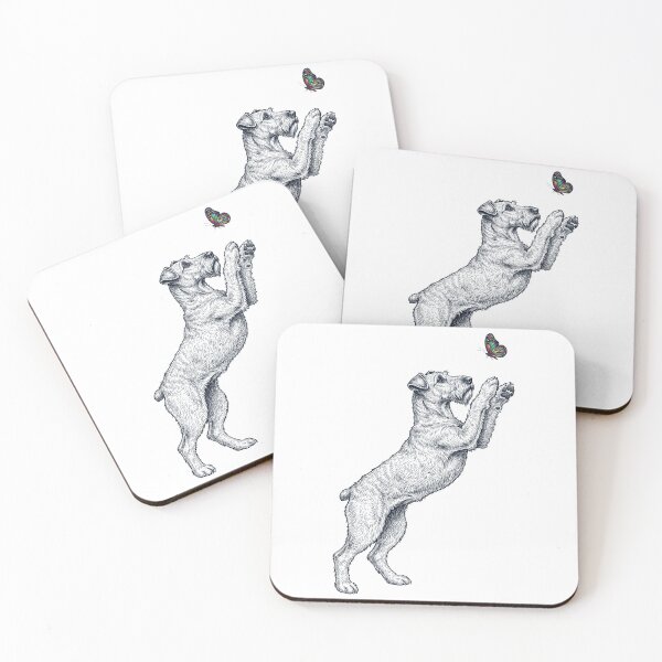 Item preview, Vintage Irish Terrier with Butterfly Dog Mom Owner designed and sold by TerryConnells.