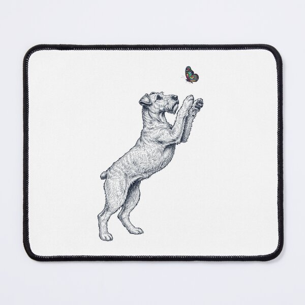 Item preview, Vintage Irish Terrier with Butterfly Dog Mom Owner designed and sold by TerryConnells.