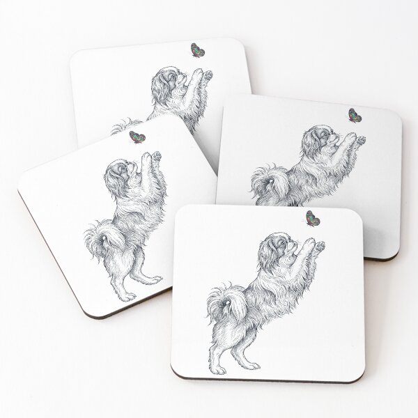 Item preview, Vintage Japanese Chin with Butterfly Dog Mom Owner designed and sold by TerryConnells.