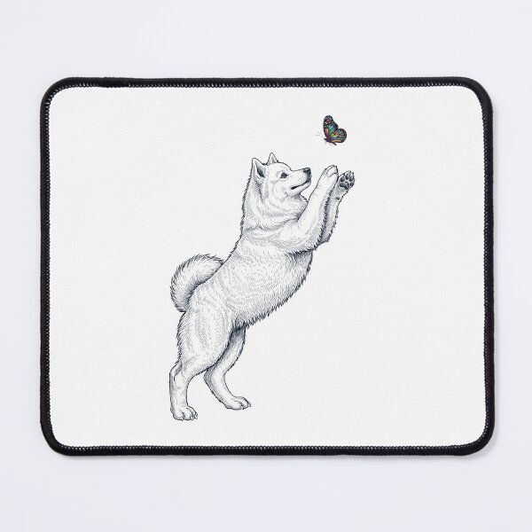 Item preview, Vintage Japanese Spitz with Butterfly Dog Mom Owner designed and sold by TerryConnells.