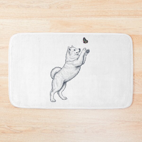 Item preview, Vintage Japanese Spitz with Butterfly Dog Mom Owner designed and sold by TerryConnells.