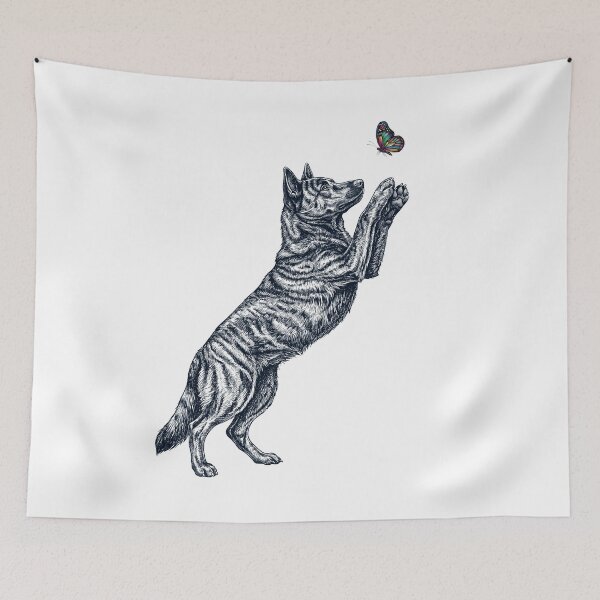 Item preview, Vintage Kai Ken with Butterfly Dog Mom Owner designed and sold by TerryConnells.